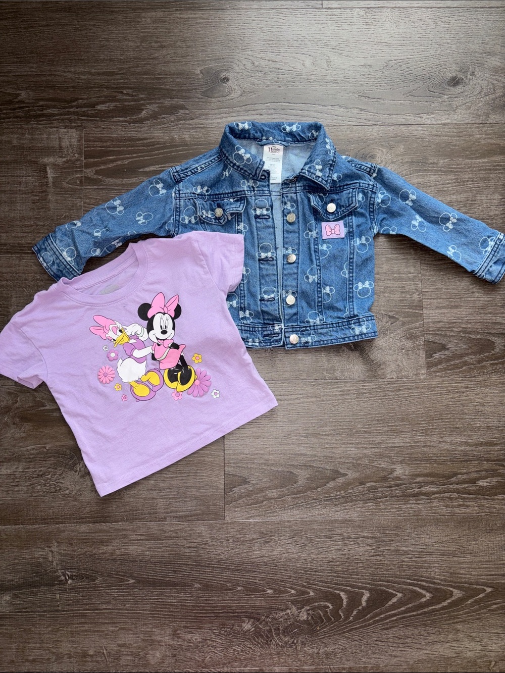 Disney Baby Girls' Denim Minnie Mouse Jacket - Blue